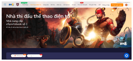 Sảnh cược BK8 - Esport